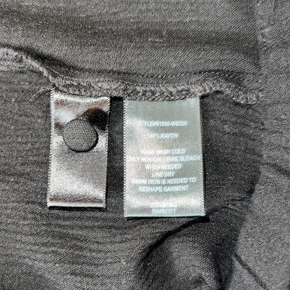 Euc Sanctuary Drawstring Button Down Shirt Sleeve… - image 5